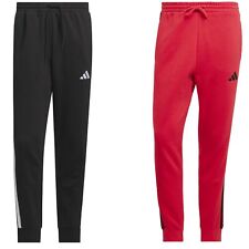adidas Jogginghose Sporthose Herren im 3 Streifen Desing mit Fleece innen