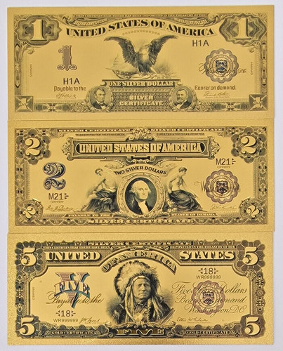 Set notes 1899 from usa - usa,