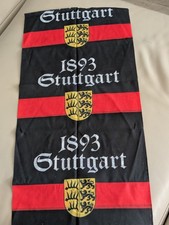 Schal,Bandana,rot/schwarz Stuttgart Tuch Wappen" Stuttgart 1893 "alte Schrift #S
