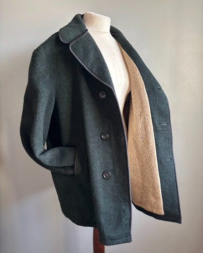 Vintage woll übermantel - woll,