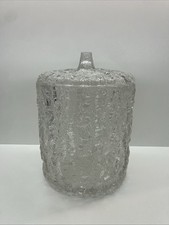 Vintage Eisglas Bowle Topf