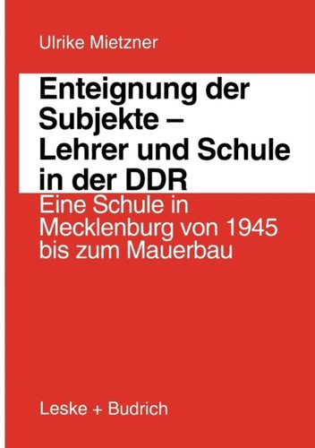 Mietzner enteignung der - mietzner,