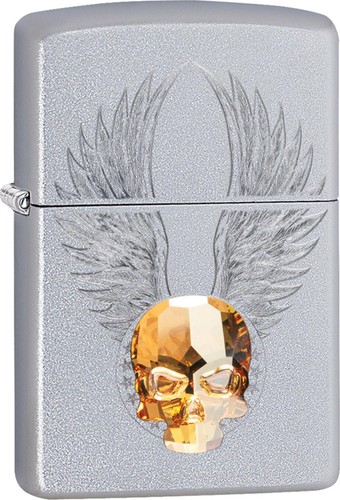 Zippo gold skull - gold, 60004903