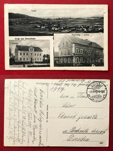 Rosenhain bei löbau 1917 - rosenhain,