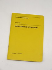 Gefechtsordonnanzen Reglement