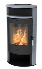 Fireplace Eckkaminofen Samba Speckstein 6 kW