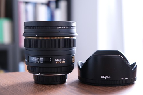 Sigma ex dg hsm - 50, f1.4