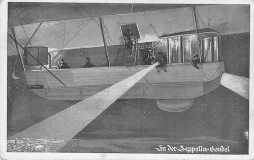 Postkarte luftschiff - postkarte,