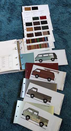 Typ farbkarte farben und - vw,