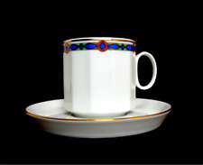 Kaffeetasse mit Unterteller Rosenthal Polygon Tapio Wirkkala Cordona