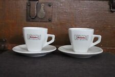 Heimbs Cappuccino 2 Kaffeetassen Unterteller ACF dickwandig weiß 120 ml