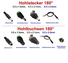 Stecker DC Hohlstecker, Buchse