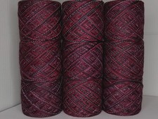 1140 gr Weinrot-Bordeaux GARNPAKET Strickwolle Designergarn Handstrickgarn Wolle
