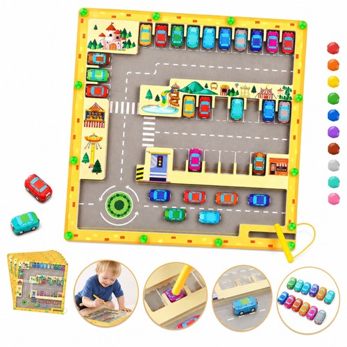 Montessori magnetspiel holz - montessori,