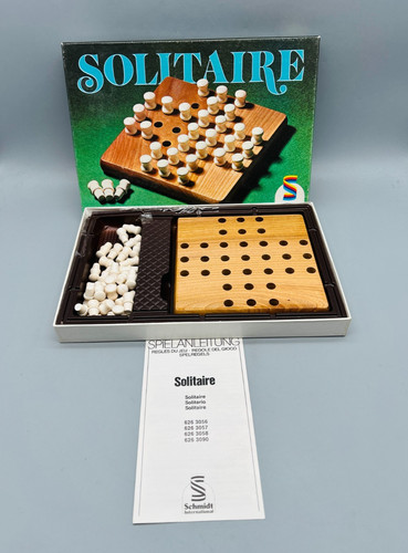 Solitaire holz brettspiel - solitaire,