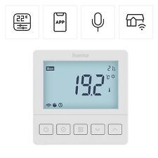 Hama WLAN Thermostat Fußbodenheizung Wifi Digital LCD Display Raumthermostat App