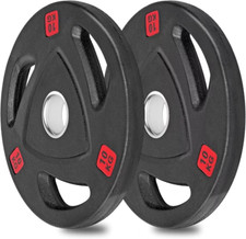 ❌NEU 2 x 10 kg gummierte Hantelscheibe 50mm Hantel Fitness Gym Gewichte Olympia❌