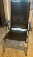 Kettler Klappsessel - silber / anthrazit, gebraucht