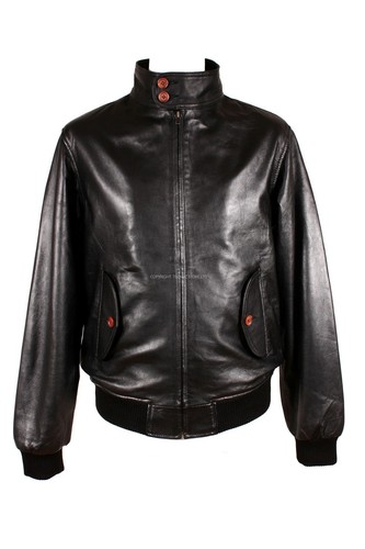 Herren leder bomberjacke - herren,