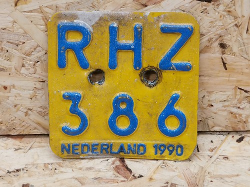 Nummernschild niederlande 1990 - nummernschild,