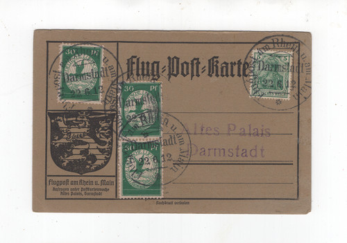 1912 reich flugpost - 1912,