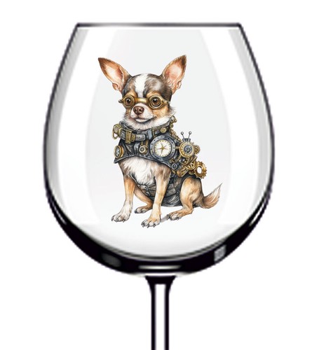 12x steampunk chihuahua becher - 12x,