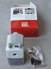 Brunnen Spitzer mit Kurbel Spitzmaschine silver Spitzstopp Tischzwinge