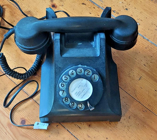 Vintage schwarzes bakelit - vintage,
