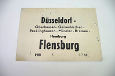 Zuglaufschild Düsseldorf