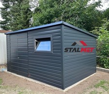 *Premium Gartenhütte 4x3m