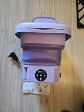 Faltbare Mini Waschmaschine Reise Camping Waschmaschine Waschautomat+Abflussrohr