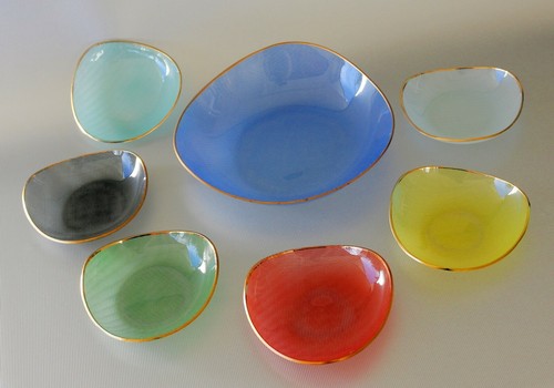 Filigranes glasschalen set - filigranes,