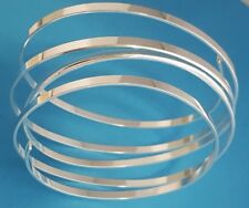 Silberblech 925 Ring-Schiene Flach 4,75mmx1,25mm Echt Sterling Silber massiv NEU