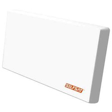 SELFSAT H22D4+ Quad LNB SAT Antennen-Set Flachantenne Multifunktionshalterung