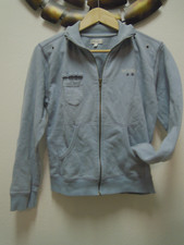 tolle Zabaione Marken Sweatshirt Jacke Gr.M Baumwolle hellblau Sweater