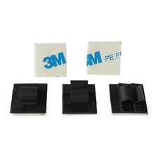 3M  Kabelklemme  Kabelhalter  SCHWARZ / WEISS  selbstklebende Kabel Clips