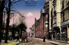 Ak Hamburg Harburg, Rathausstraße, Fahrrad und Automobilgeschäft - 4332711