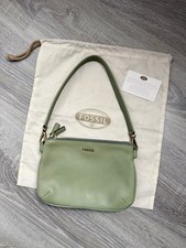 Fossil ZB5459 Memoir Pocketbook Top Zip Leder Clutch Tasche Handtasche Salbei