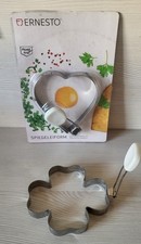 ERNESTO Spiegelei-Form Herz-Form, Kleeblatt-Form, Metall, 2 Stück 