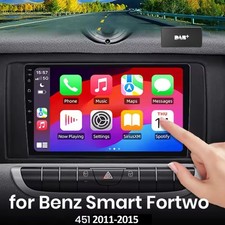 Android 15 DAB+ Für Benz Smart Fortwo 451 2011-2015 2+64GB Carplay Autoradio GPS
