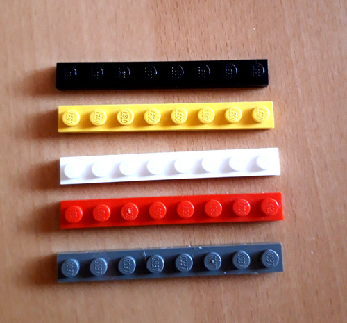 Lego platte 1x8 - lego®, mit