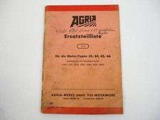 Agria Motor Ersatzteilliste