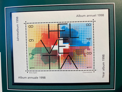 Schweiz 1998 vignette - vignette, aus