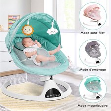 Elektrische Babywippe mit Fernbedienung & Bluetooth Musik Babyschaukel Wippen DE