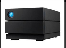 LaCie 2big Raid Hard Drive Array, 8TB, Black, USB-C, 2 Bays, STHJ8000800