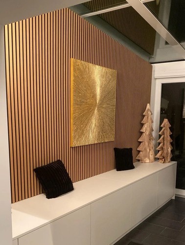 Akustikpaneel eiche 275x60cm - akustikpaneel,