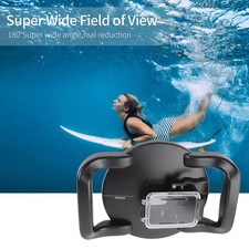 SHOOT 45m Underwater Dome 2 Handheld Port Camera Diving Case For 9 Motion