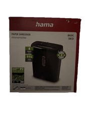 Hama Aktenvernichter Basic S8CD Vernichter 8 Blatt Papier CDs DIN A4 Akten