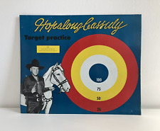 The Magnetic Dart Game vintage Target Hopalong Cassidy USA Zielscheibe