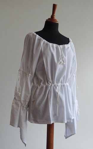 Carmen larp gothic white zip - larp,